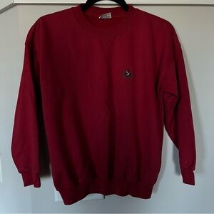 Women’s Red Crewneck Sweater Size S
